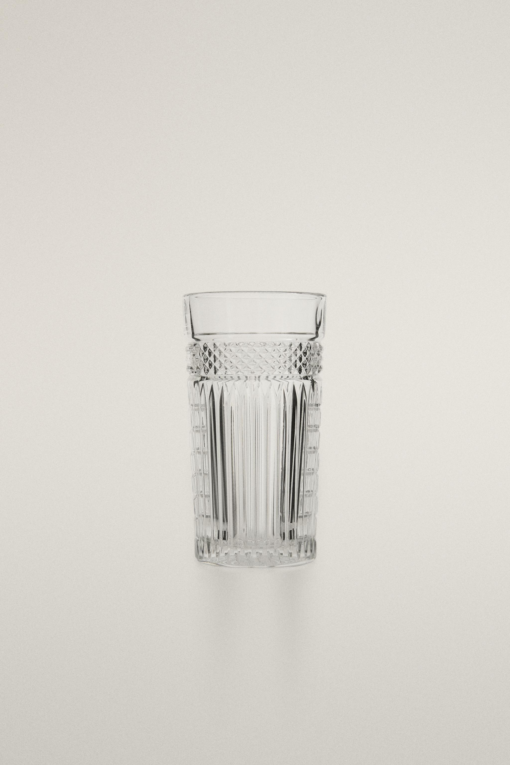 VERRE À SODA EN VERRE RELIEF